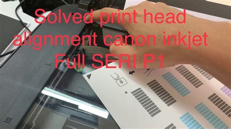 how to align printer head.